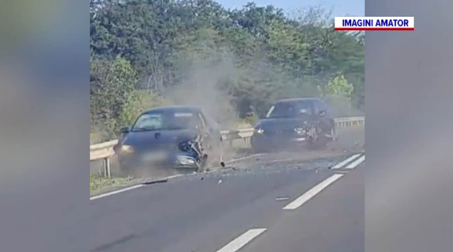 VIDEO. Momentul în care șeful secției de chirurgie generală de la Spitalul din Caracal produce un accident. Bărbatul era băut