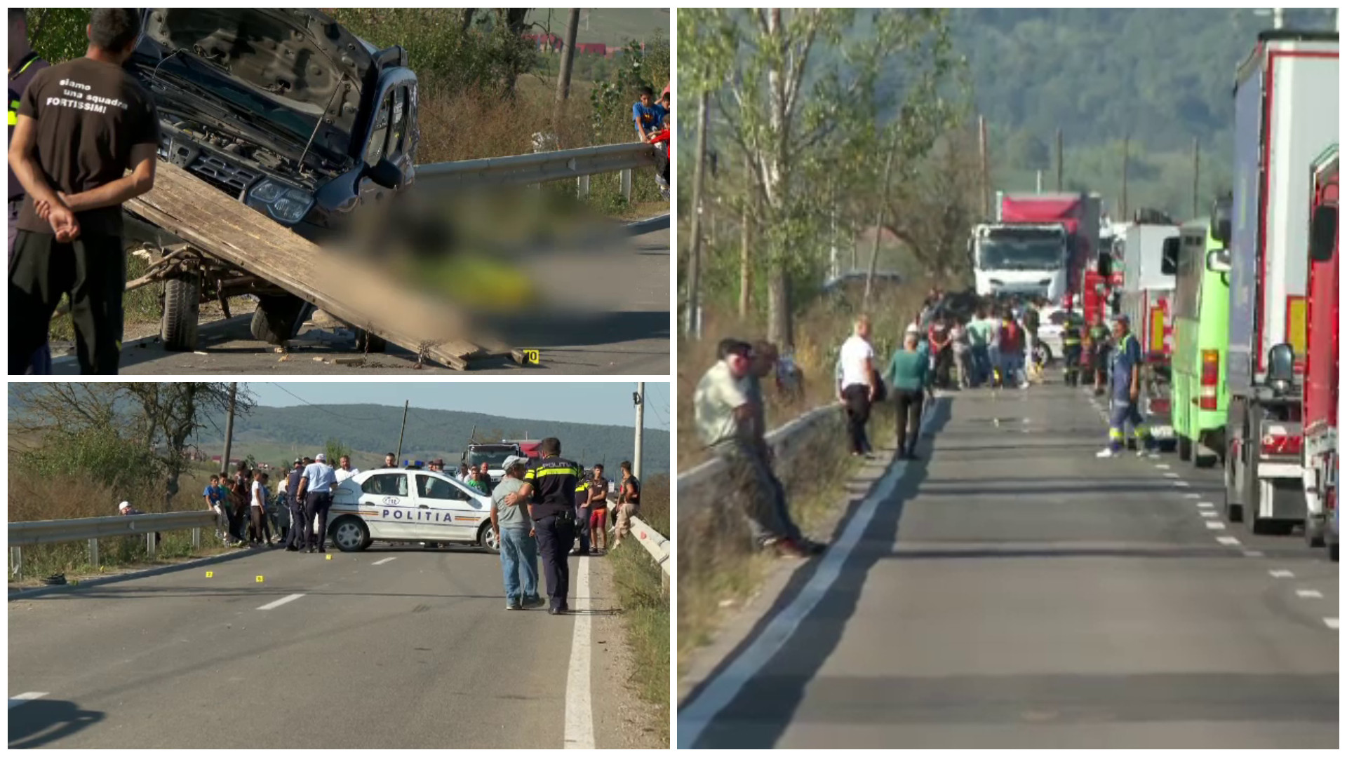 Căruță, spulberată de o mașină pe un drum din Brașov. Un bărbat de 72 de ani a murit sub privirile nepoților săi