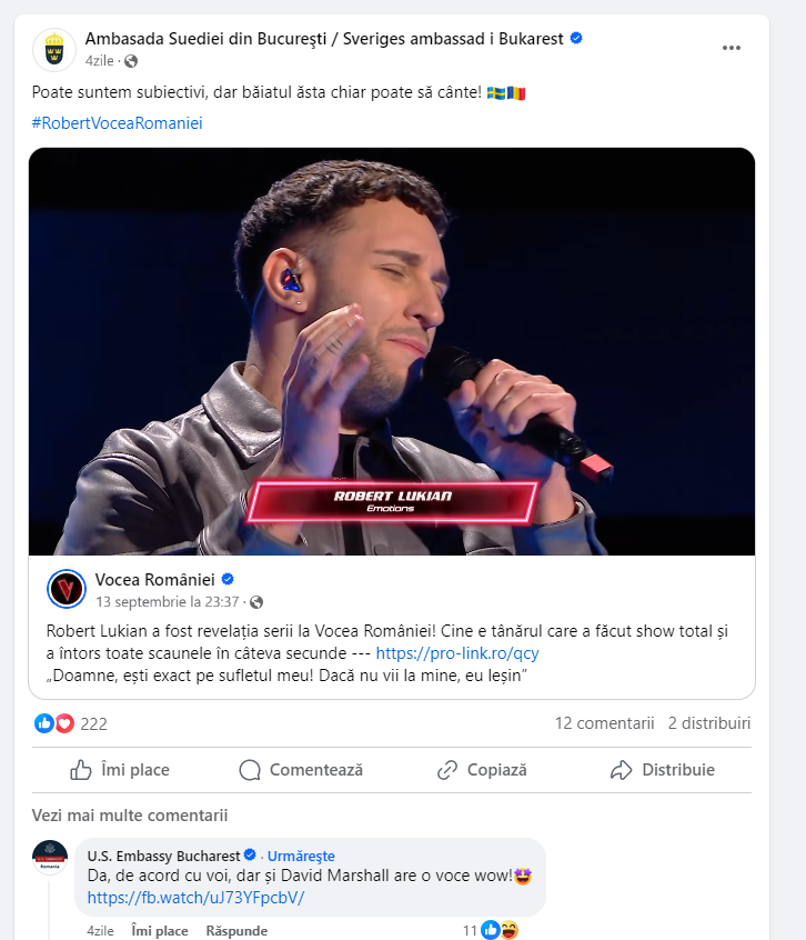 postare ambasada vocea romaniei