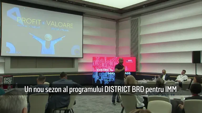 (P) DISTRICT BRD pentru IMM accelerează dezvoltarea antreprenorilor români