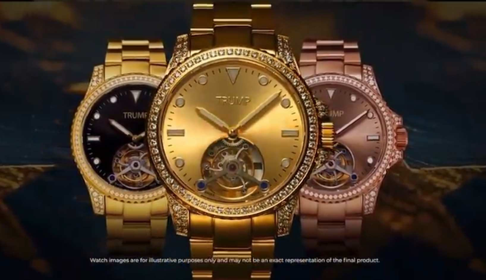 Donald Trump și-a lansat linia de ceasuri. "Tourbillon" e din aur de 18 carate și costă aproape 100.000 de dolari