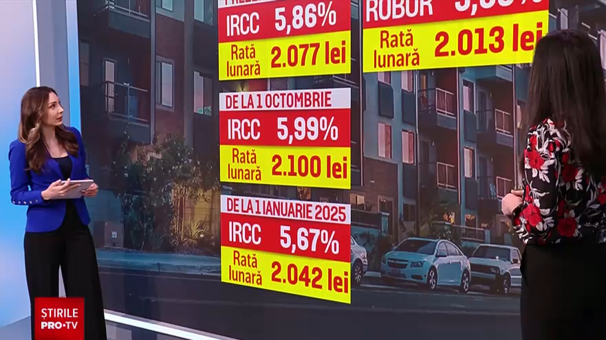 Din 1 octombrie cresc din nou ratele celor care au credite cu dobândă variabilă. La ce dobânzi să ne așteptăm în 2025