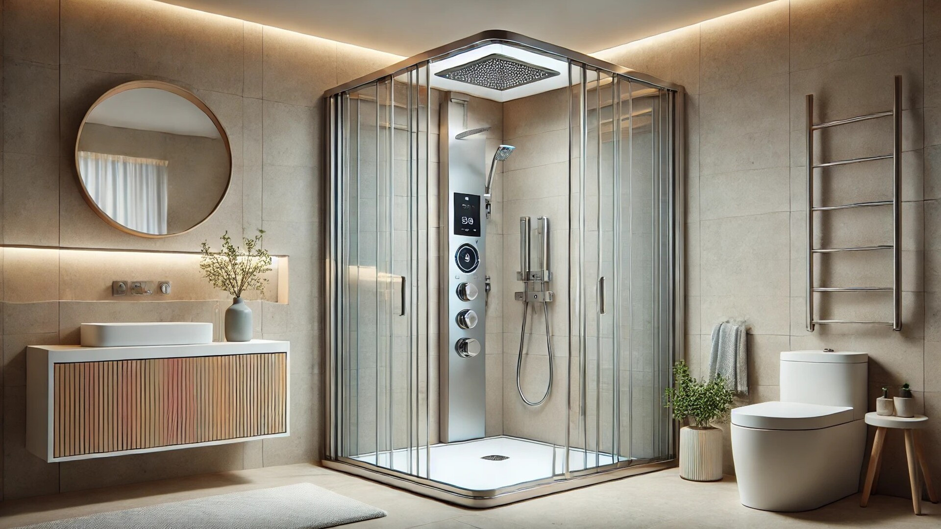 (P) 10 situații în care e mai potrivită o cabină de duș cu hidromasaj față de una clasică