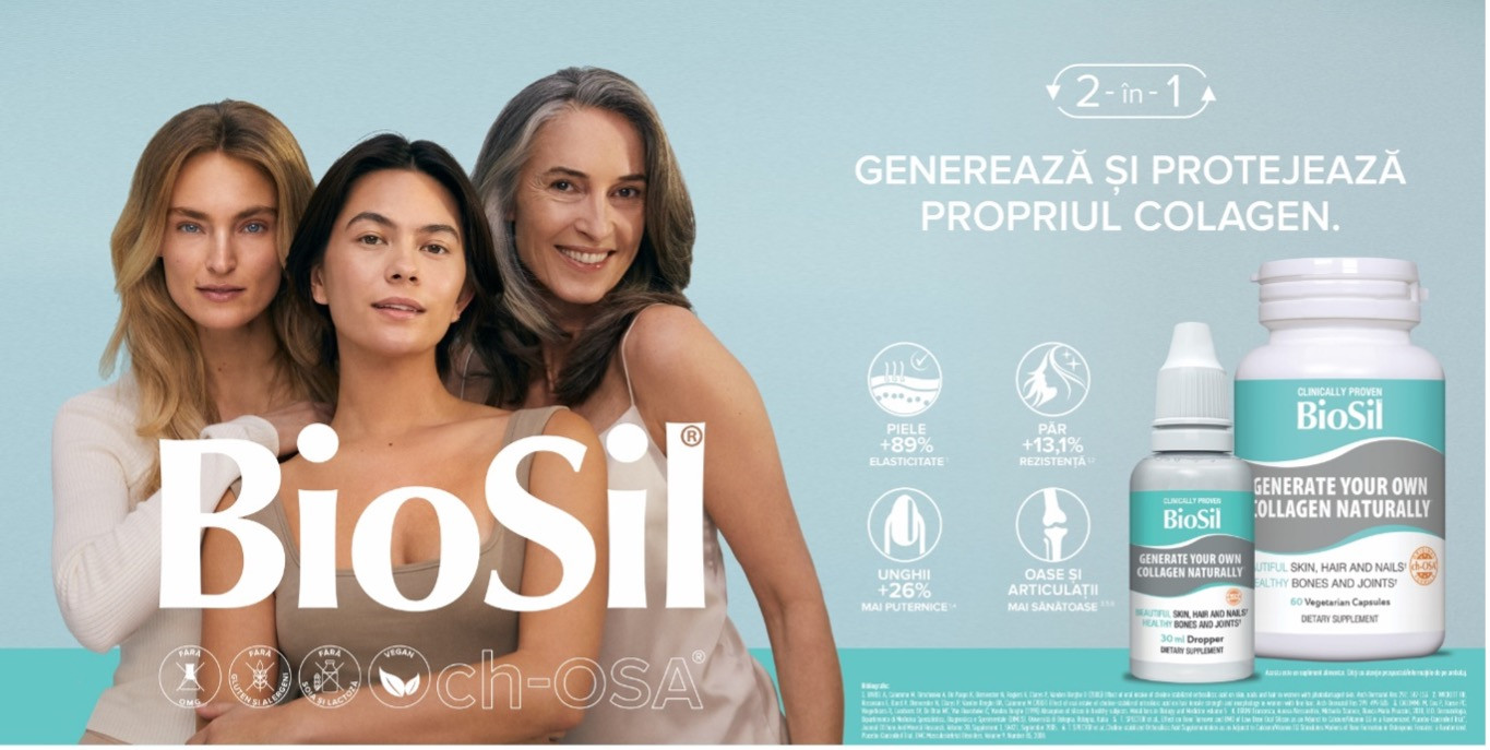 (P) Piele cu 89% mai elastică și riduri reduse cu 30%? Cum? Cu BioSil