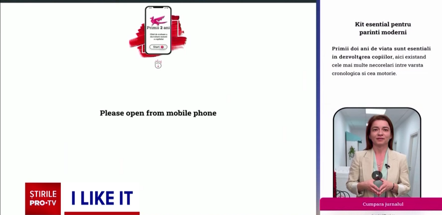 S-a lansat ”Primii 2 ani”, o platformă gratuită pentru părinții de nou-născuți. Conține sute de clipuri și informații utile