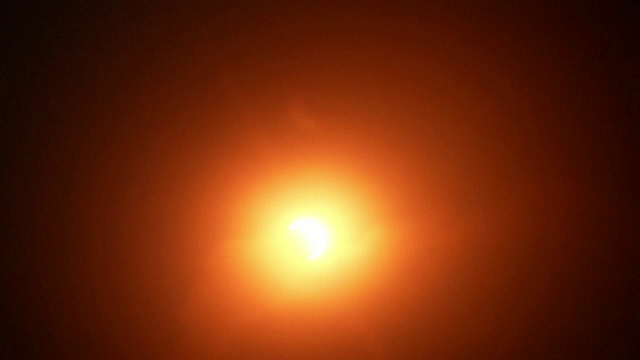 Imagini inedite cu eclipsa inelară de Soare. Spectacolul a durat câteva minute