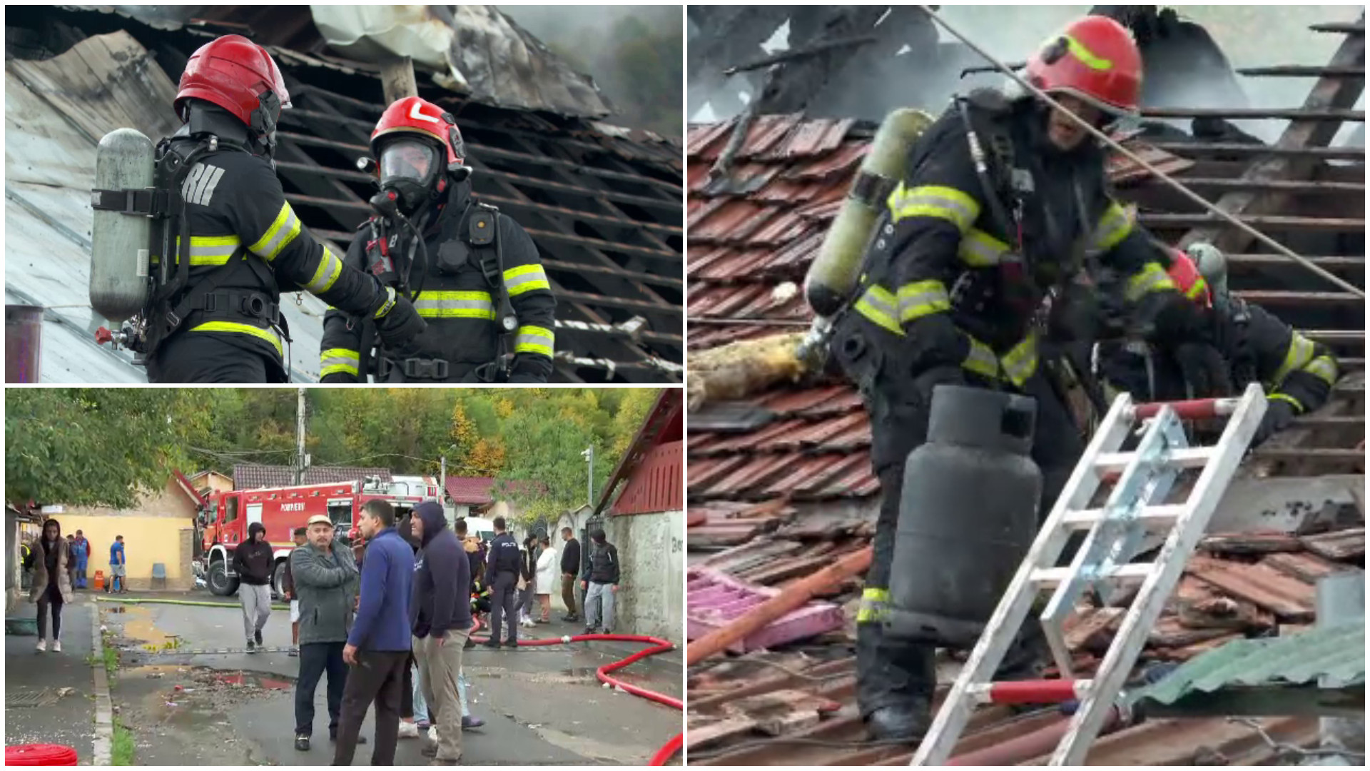 Incendiu devastator în Brașov. 16 familii au ajuns în stradă după ce flăcările le-au distrus casele