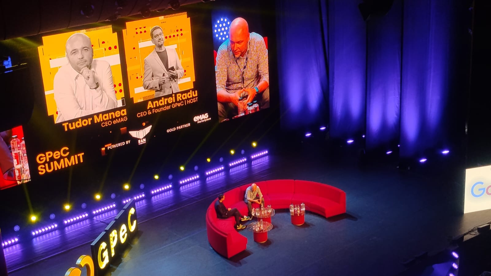 Tudor Manea, CEO eMAG, &icirc;n cadrul GPeC SUMMIT 2024.
