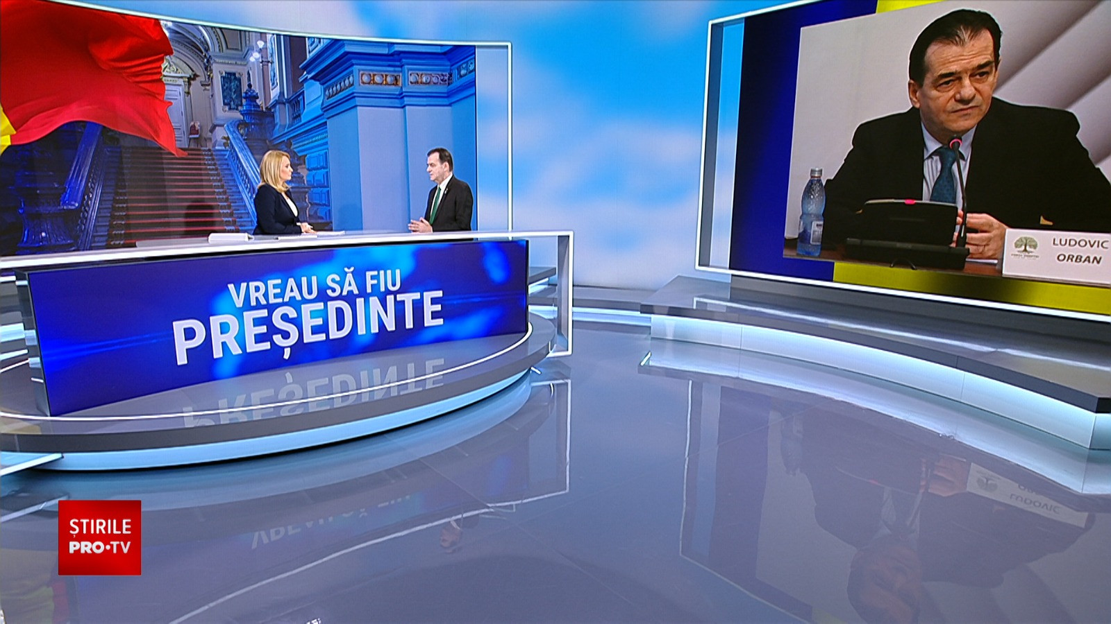 Ludovic Orban, față în față cu Andreea Esca. ”Dacă îl voi înfrunta pe Ciolacu în turul 2, garantez 100% că voi câștiga”