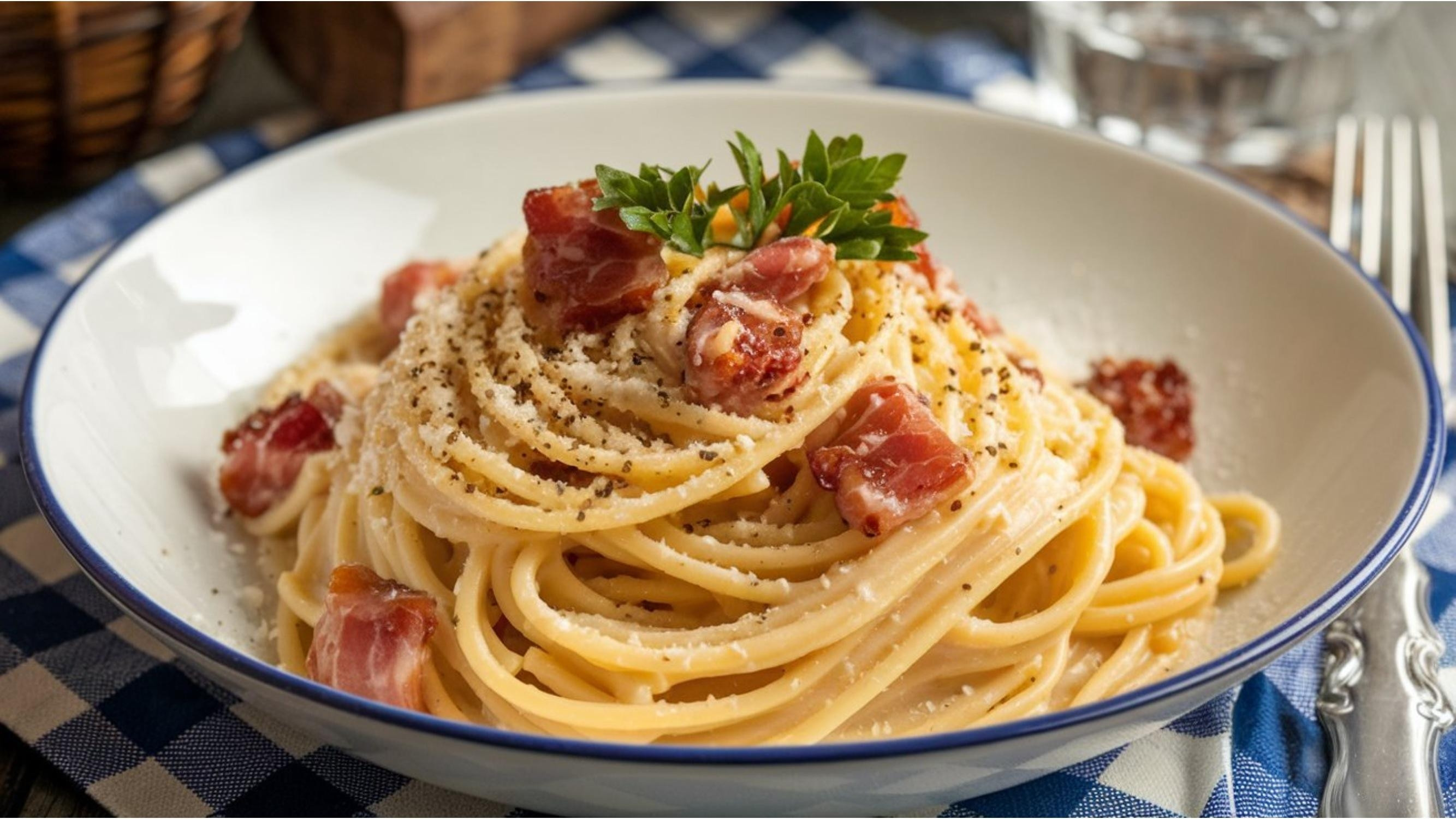 Paste carbonara – rețeta italiană din Roma. Cum au fost inventate, ce conțin și cum se prepară. Secretul care face diferența