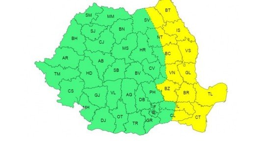 hartă vremea