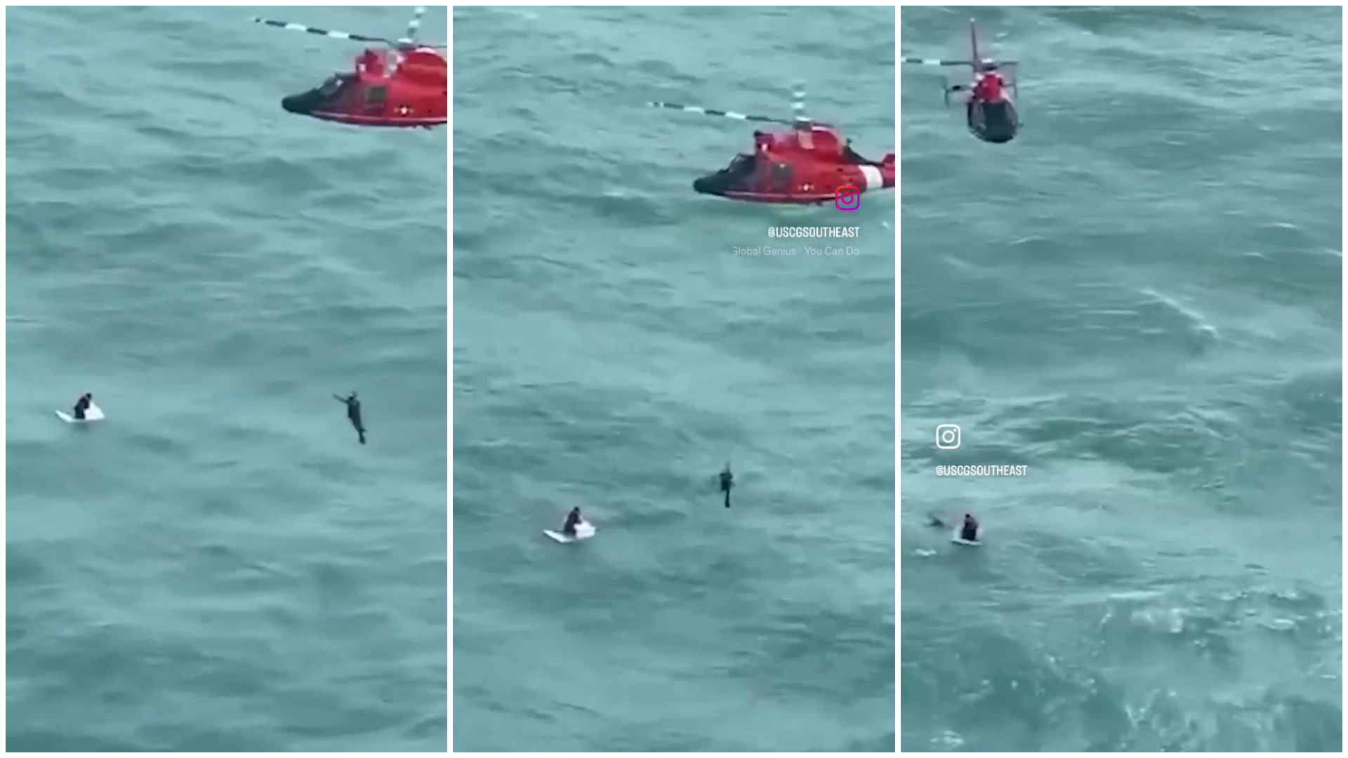 Misiune de salvare dramatică în SUA pentru un marinar. Barca lui a fost distrusă de uraganul Milton. Video