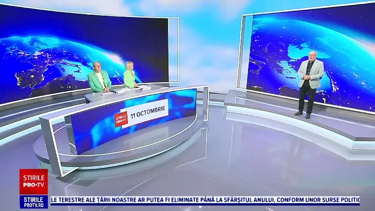 Vremea azi, 11 octombrie. Zonele în care apar averse consistente, cu descărcări electrice și intensificări de vânt