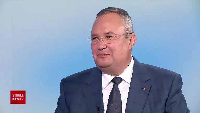 Nicolae Ciucă spune un banc cu olteni la Știrile Pro TV de la ora 19.00