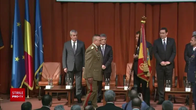 Nicolae Ciucă a fost numit șef al Statului Major General, în prezența președintelui Klaus Iohannis