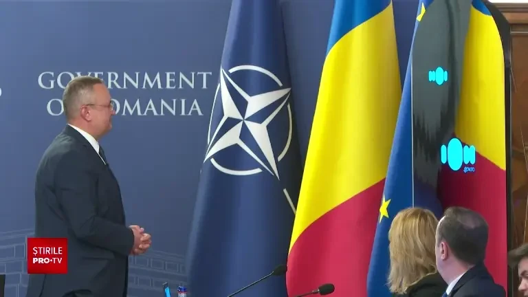 Premierul Nicolae Ciucă l-a prezentat pe Robotul Ion în ședința de Guvern