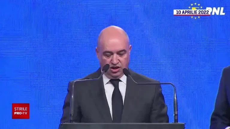 10 aprilie 2022: Nicolae Ciucă a fost ales președinte al Partidului Național Liberal