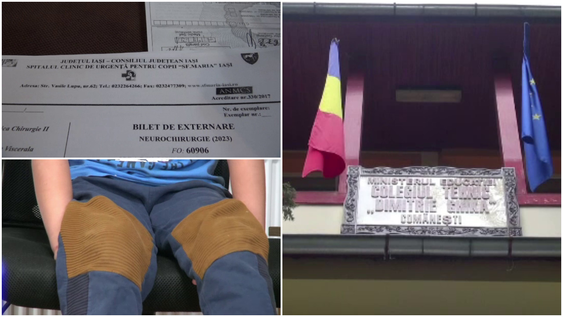 Val de anchete după ce un copil din Bacău s-a rănit la școală. Tatăl lui acuză neglijența profesorilor și a medicilor