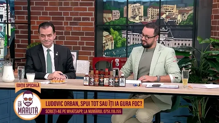 Ludovic Orban, la masă cu Măruță