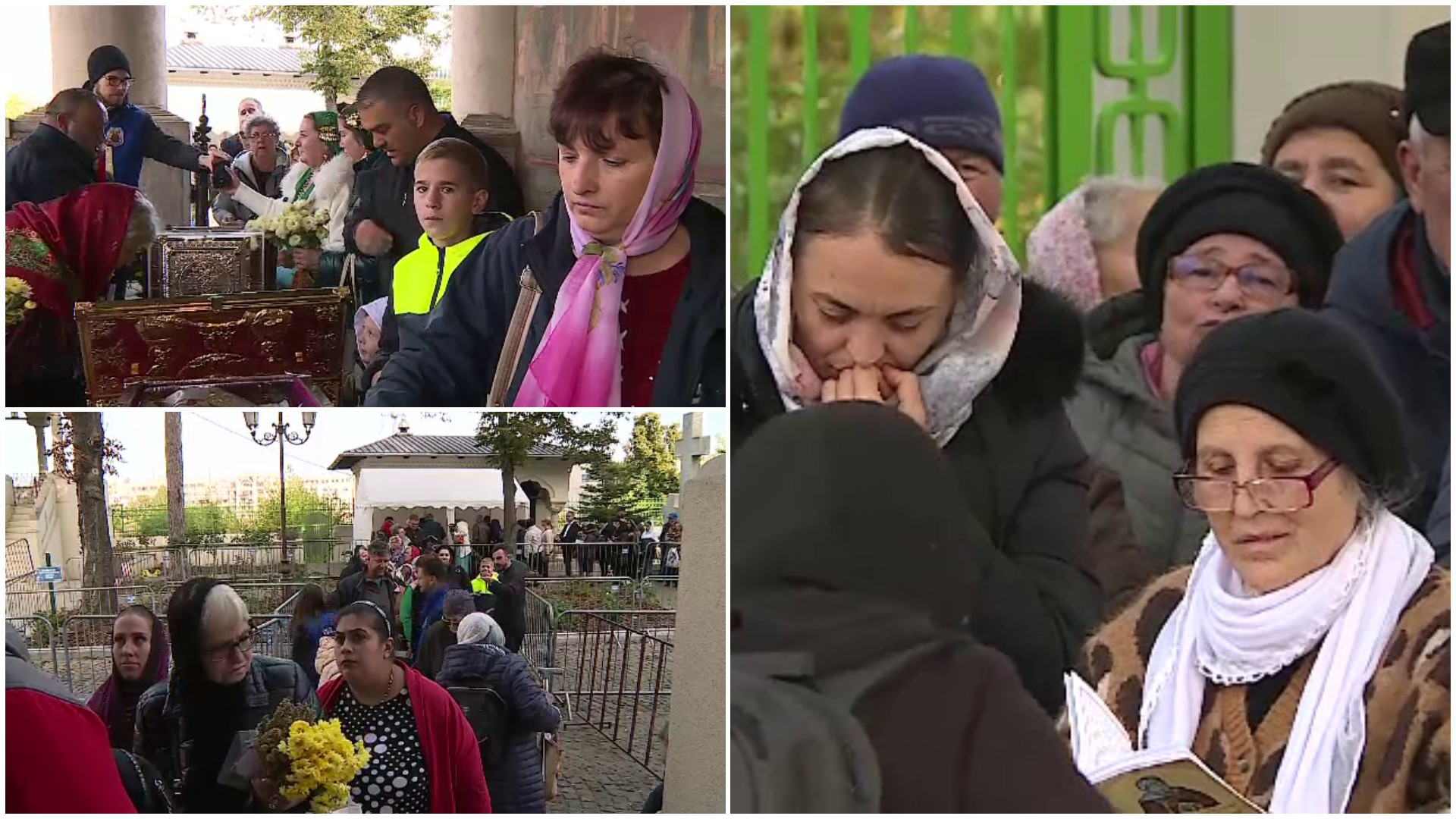 Mii de credincioși au mers pe „Calea Sfinților” din Capitală. Pelerinii se pot închina la relicvele a șase sfinți