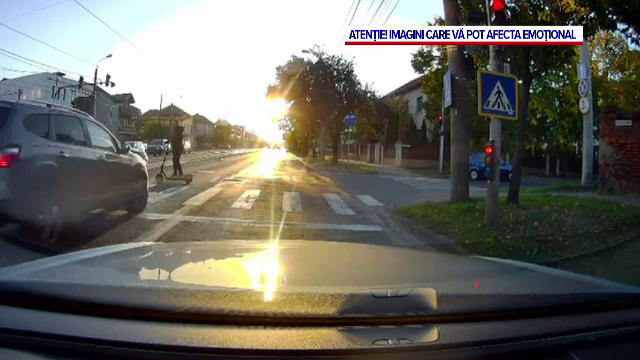 Cum s-a ales cu dosar penal un șofer nevinovat într-un accident de trotinetă în Timișoara