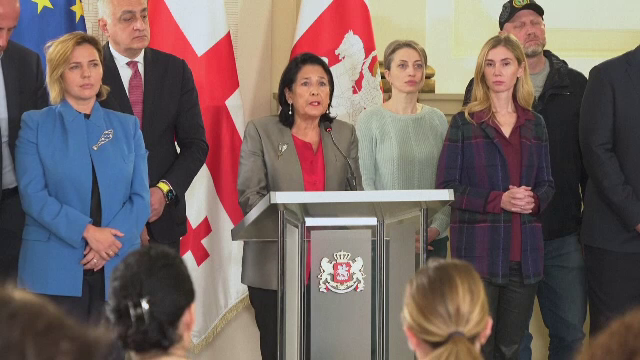 Președinta Georgiei, după alegerile parlamentare: „Nimeni nu poate răpi Georgiei viitorul său în Europa”