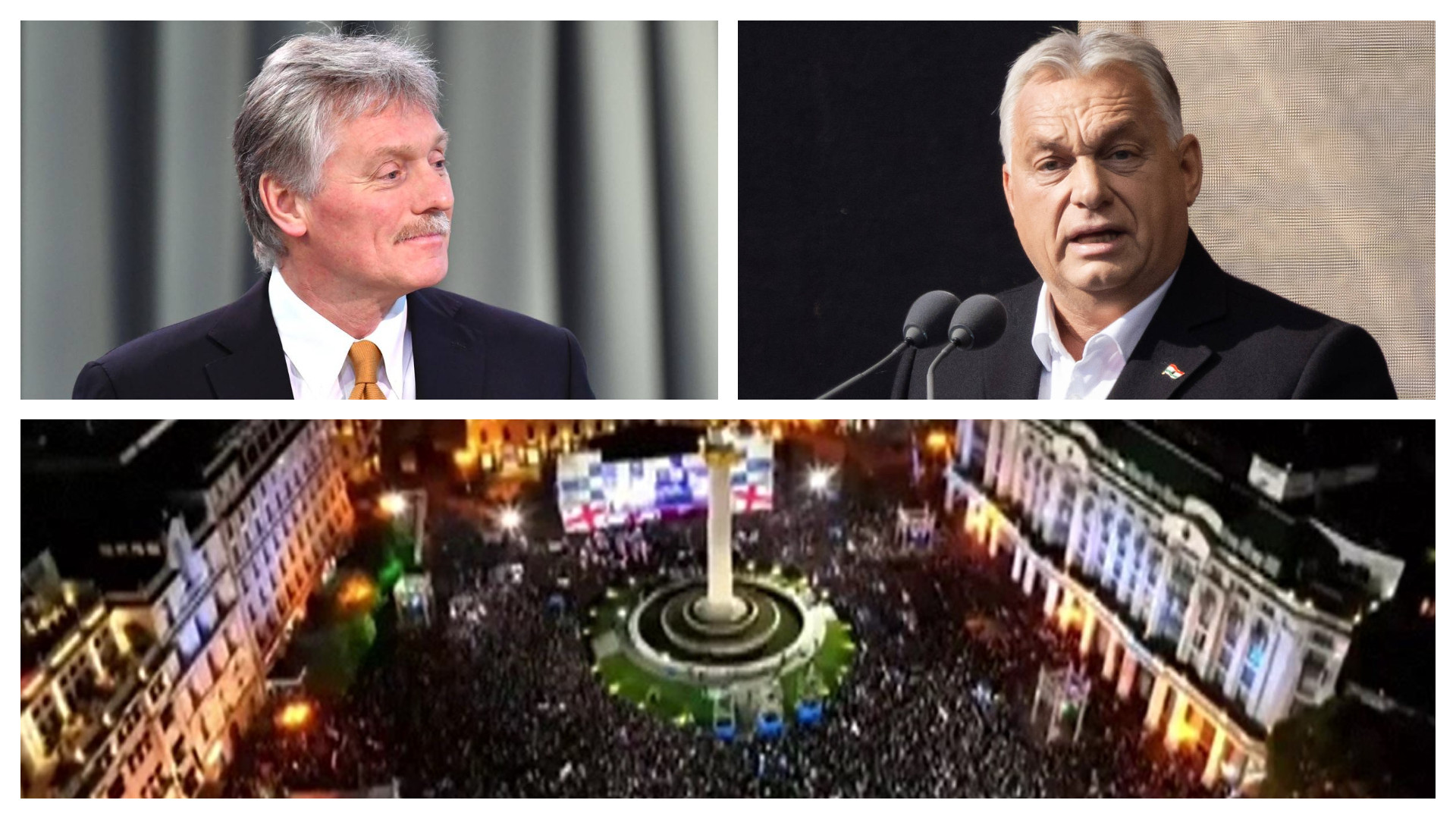 Delirul Moscovei după alegerile parlamentare din Georgia și reacția controversată a lui Viktor Orban. Lumea a ieșit în stradă