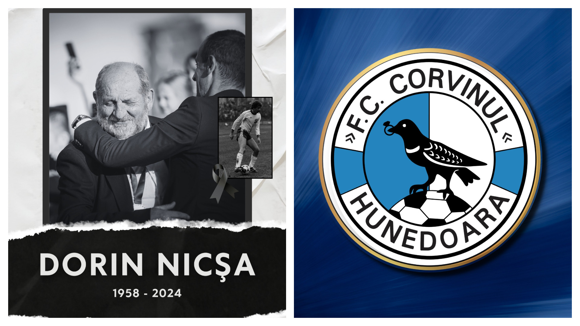 A murit Dorin Nicşa, fotbalistul care a jucat 15 sezoane pentru Corvinul Hunedoara
