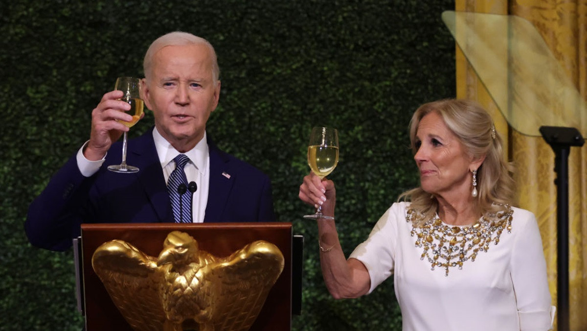 Ce au făcut pentru ultima oară, la Casa Albă, Joe Biden și soția sa, Jill. 8.000 de persoane au fost prezente