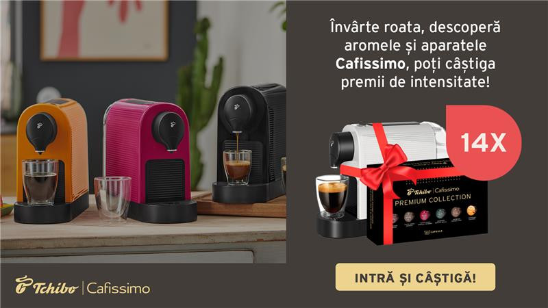 (P) Participă la concursul Tchibo Cafissimo și câștigă un start perfect pentru diminețile tale! Reguli și premii