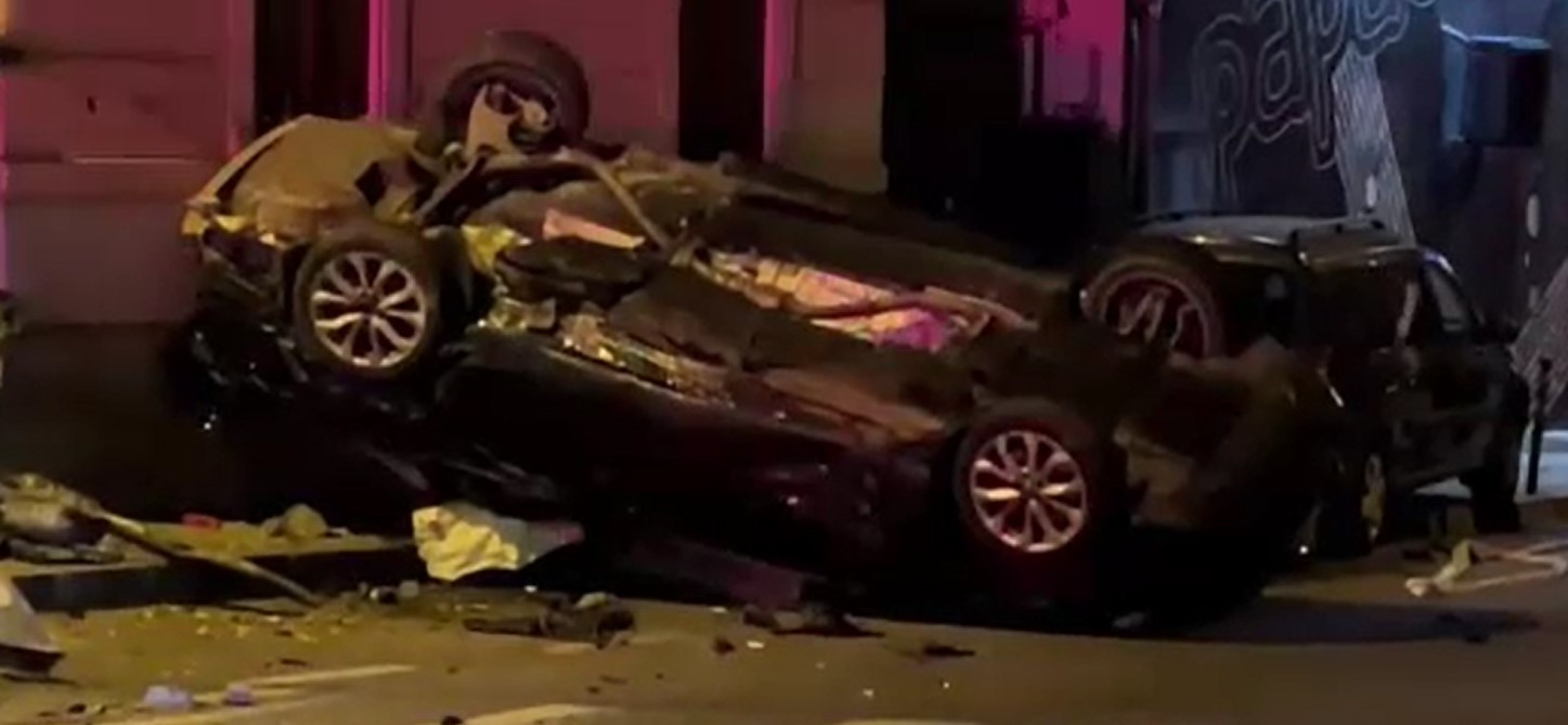 Accident cumplit în centrul Piteștiului. Patru mașini au fost avariate, iar șapte persoane au suferit răni