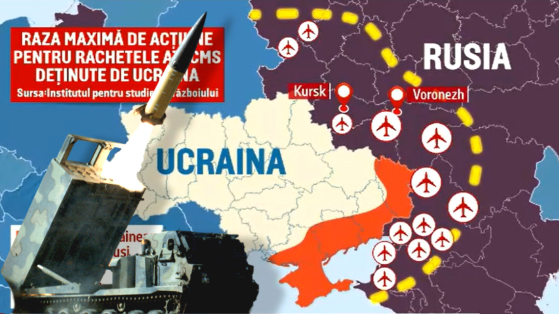 Până unde pot lovi rachetele americane ATACMS în Rusia. Decizia SUA, aspru contestată în Europa: „Un ultim atac disperat”