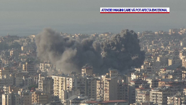 Atac sângeros al Israelului în Beirut. Cel puțin 15 oameni au fost uciși, iar alte zeci sunt răniți