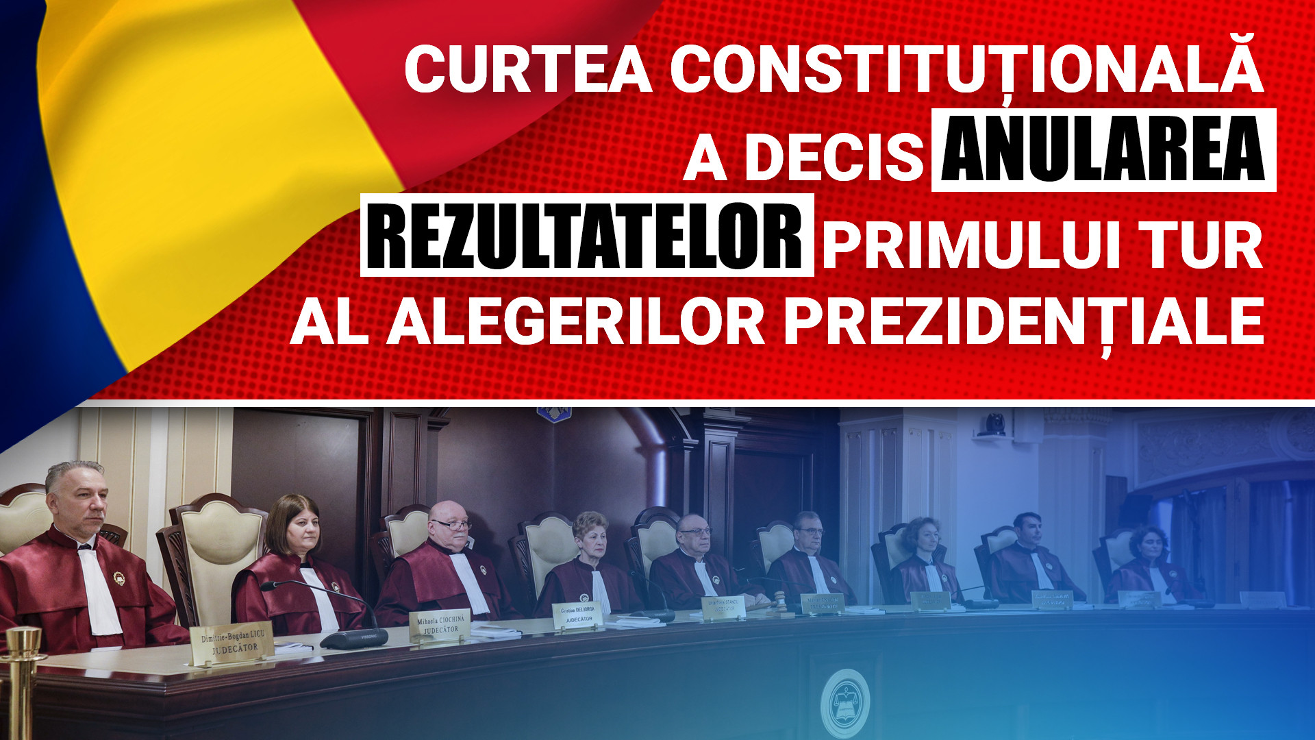 Alegerile prezidențiale au fost anulate. Judecătorii CCR au anulat procesul electoral pentru alegerea Președintelui