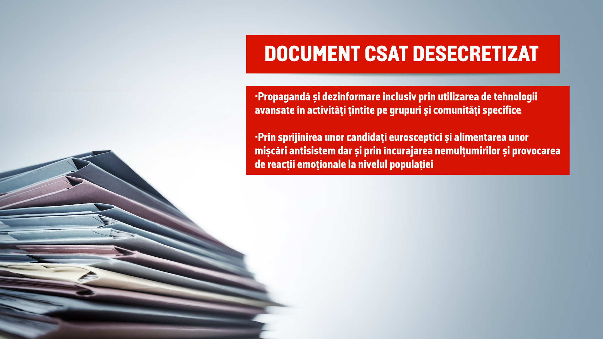 Cum s-a implicat Rusia în alegerile din România. Explicația SIE în documentele desecretizate ale CSAT