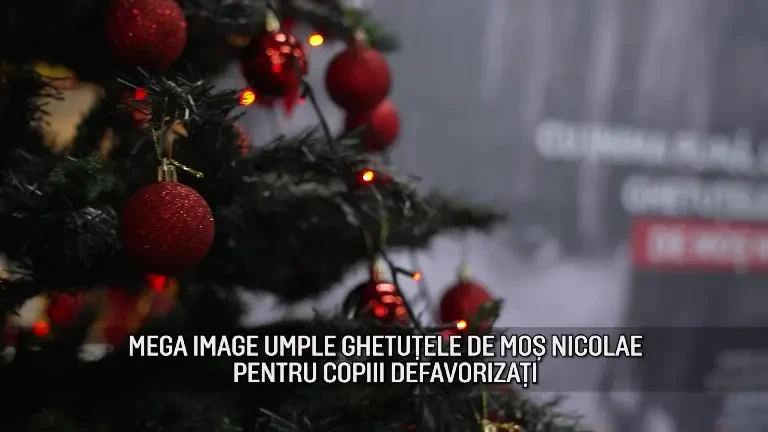 (P) Mega Image lansează campania „Cu inima plină, umplem ghetuțele goale de Moș Nicolae”
