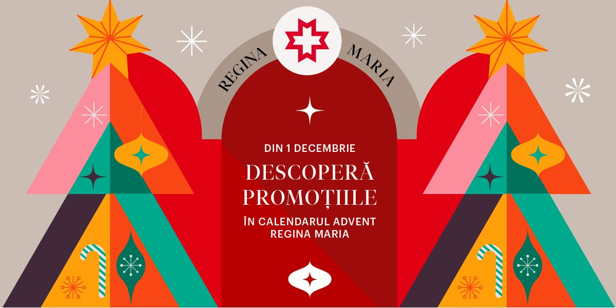 (P) REGINA MARIA lansează Calendarul Advent în aplicația Contul Meu: surprize zilnice și discounturi la analize medicale