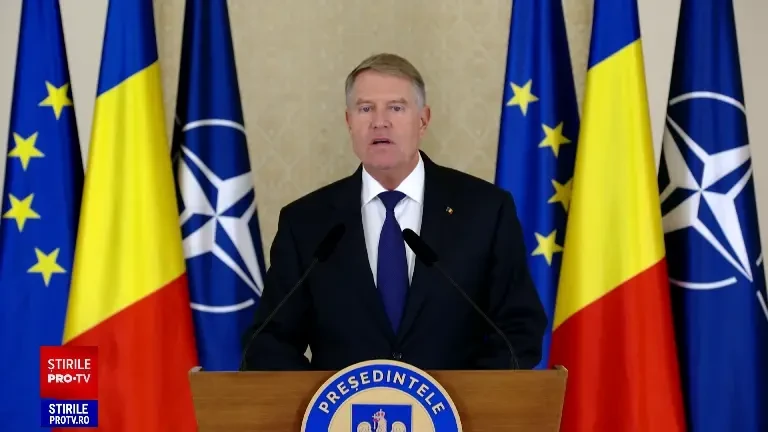 Klaus Iohannis: Eu rămân în mandat până va fi ales un nou președinte. România rămâne o țară stabilă