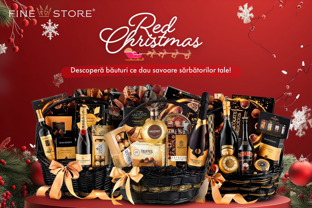 (P) Vrei să faci cele mai inspirate daruri de sărbători? Mergi la sigur cu coşuri cadou de la FineStore!