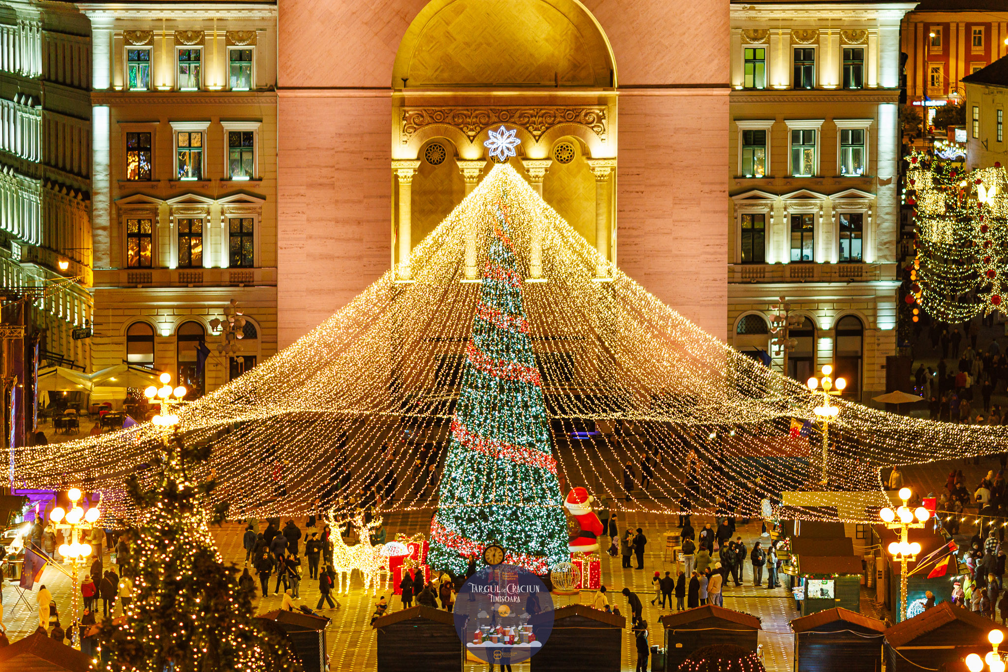 Târgul de Crăciun din Timișoara – program și activități. Ce prețuri sunt la mâncare