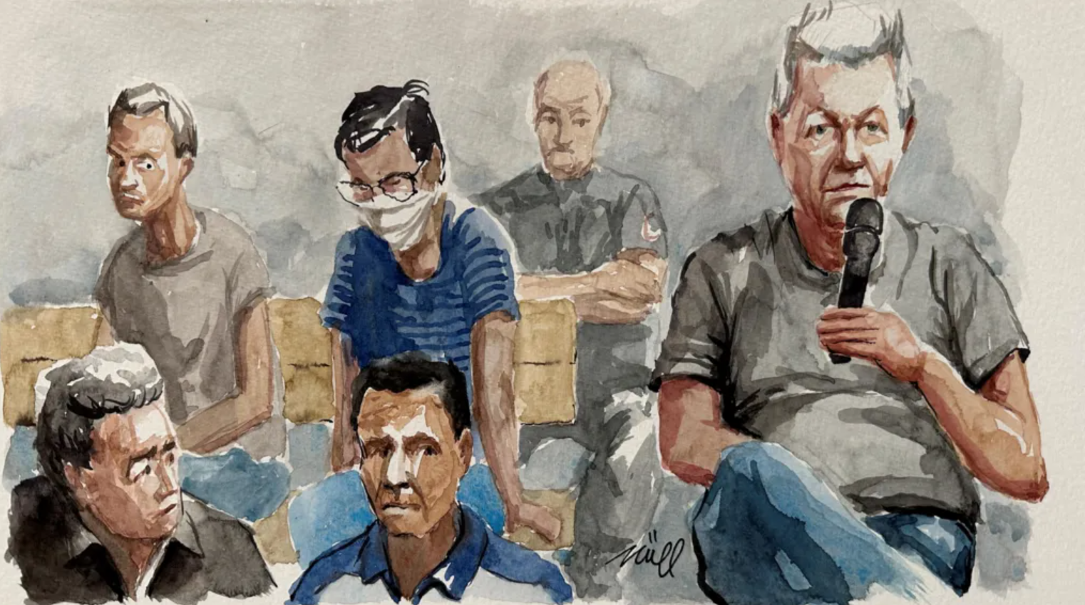 Cei 50 de bărbați acuzați de violul în grup al Giselei Pelicot sunt tineri, bătrâni, slabi, corpolenți, albi și negri