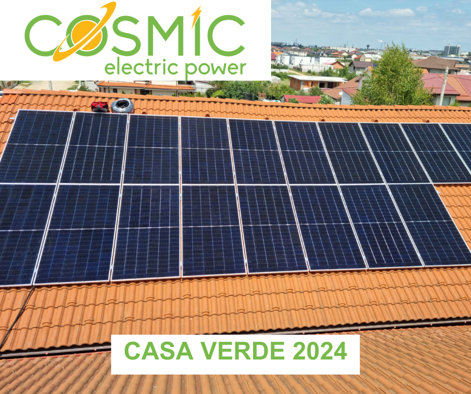 (P) Cosmic Electric Power – Alegerea ideală pentru instalarea panourilor fotovoltaice în cadrul programului Casa Verde 2024
