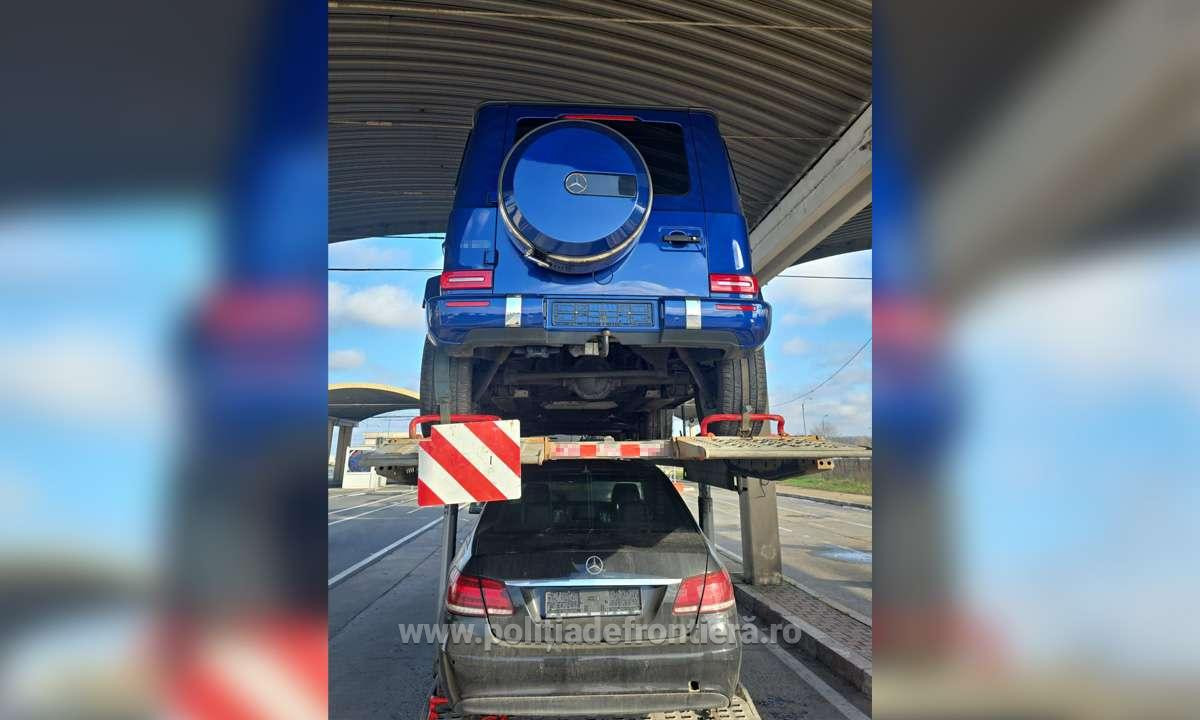 A încercat să scoată din țară două mașini de 140.000 €, iar acum este cercetat penal. Descoperirea polițiștilor din Giurgiu