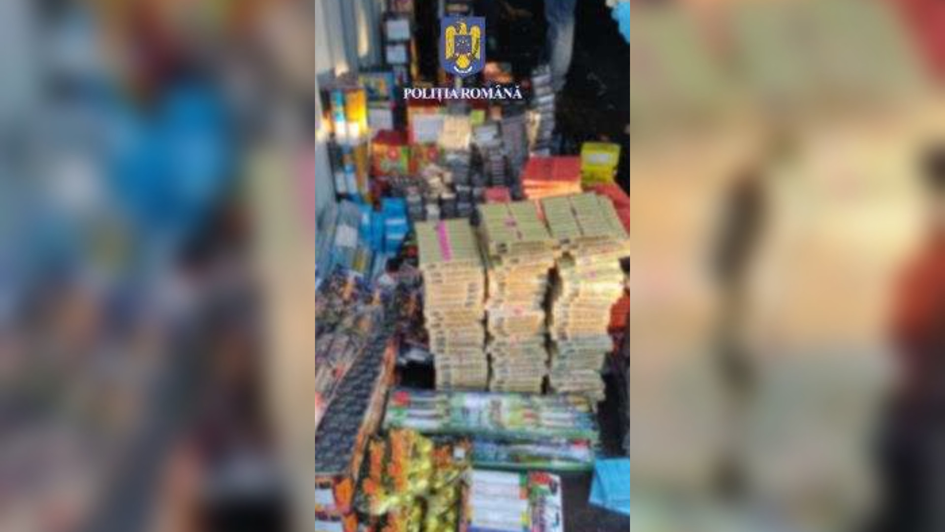 Bărbat din Timiș, arestat pentru vânzarea de petarde și artificii. Polițiștii i-au confiscat un „arsenal” de 600 de kilograme