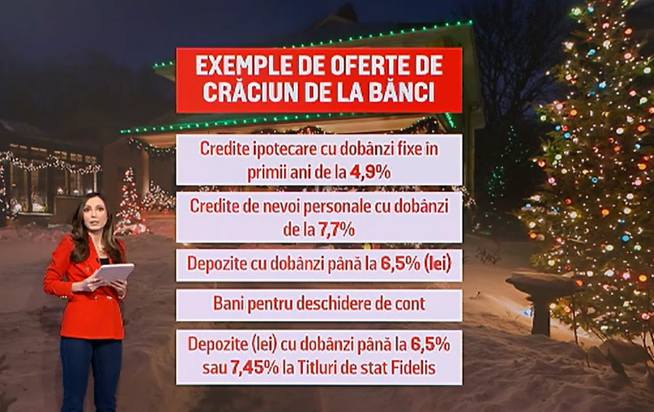 Ce oferă băncile de Sărbători. Dobânzile sunt mai bune pentru credite ipotecare noi sau refinanțări