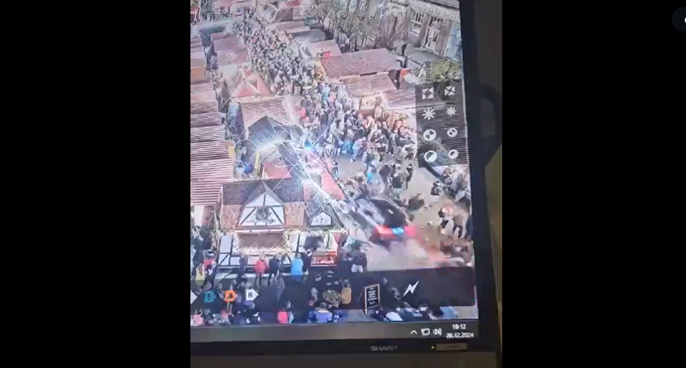 Atac terorist în Germania. O mașină a intrat în mulțime, la târgul de Crăciun din Magdeburg. Imaginile sunt șocante | VIDEO