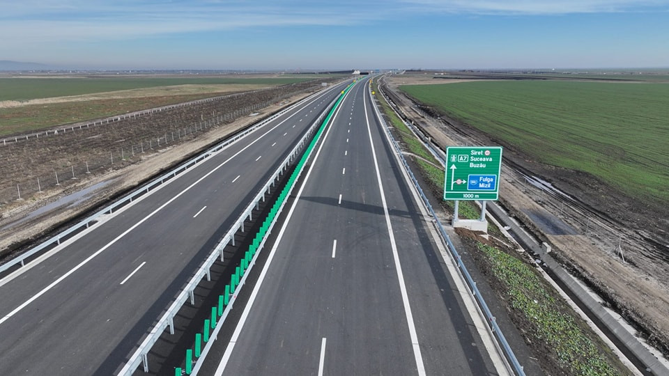 Încă 13 kilometri deschiși pe Autostrada Moldovei. București–Focșani: 210 km de autostradă completă