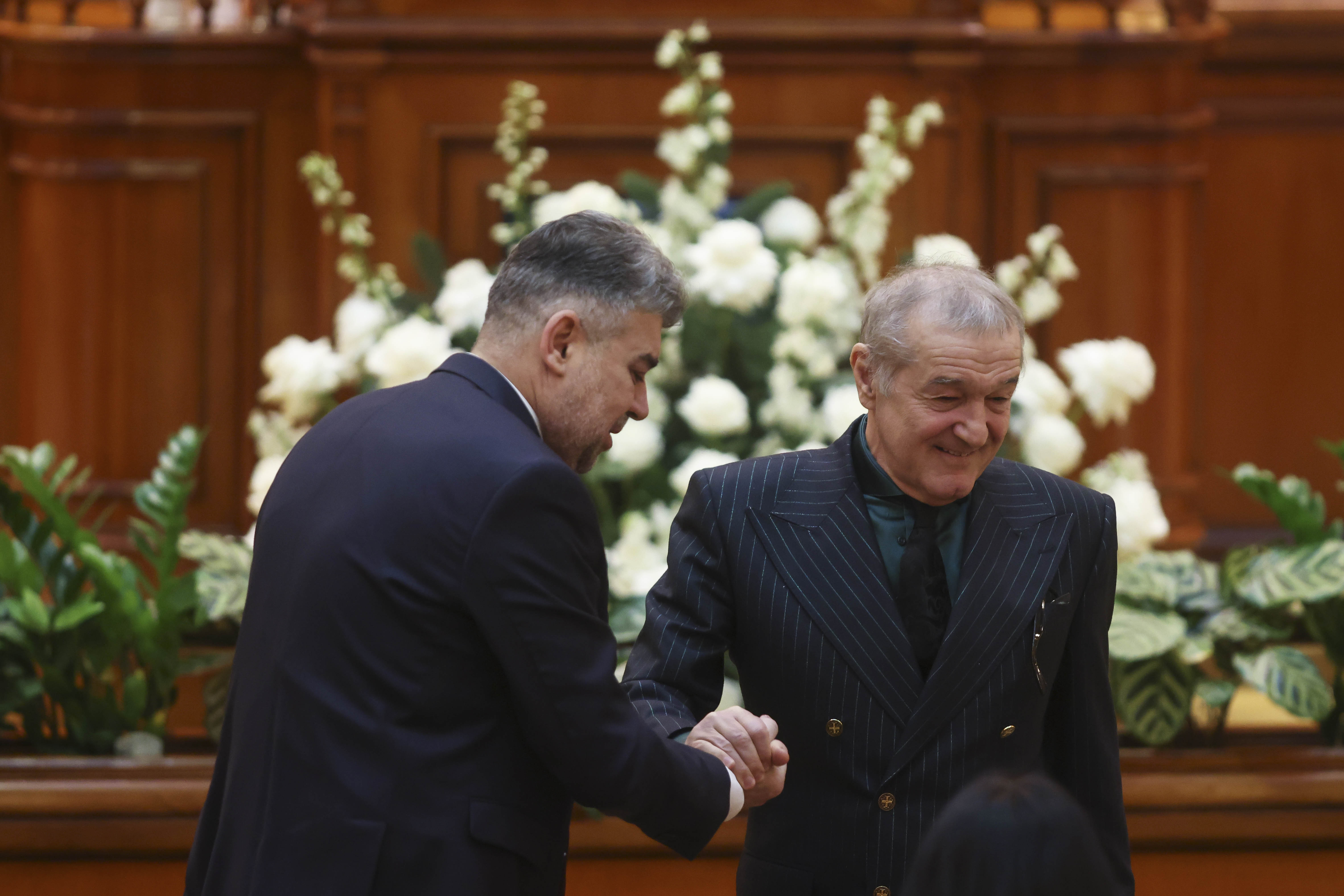 Marcel Ciolacu, George Becali