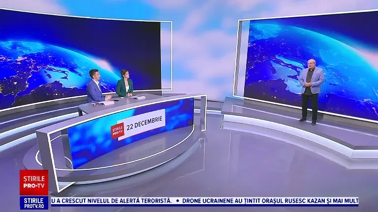 Vremea azi, 22 decembrie. Se arată soarele în majoritatea zonelor, iar maximele ajung la 8 grade în Oltenia