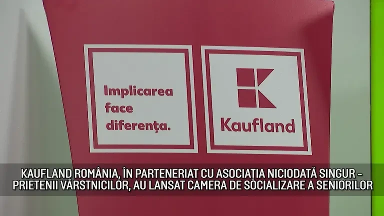 (P) Kaufland România și Asociația Niciodată Singur – Prietenii Vârstnicilor, a lansat Camera de Socializare a Seniorilor